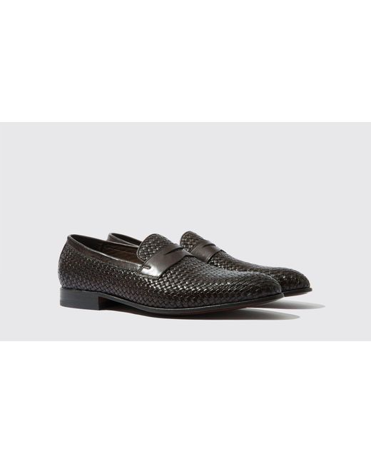 Scarosso Brown Loafers Andrea Moro Calf Leather for men
