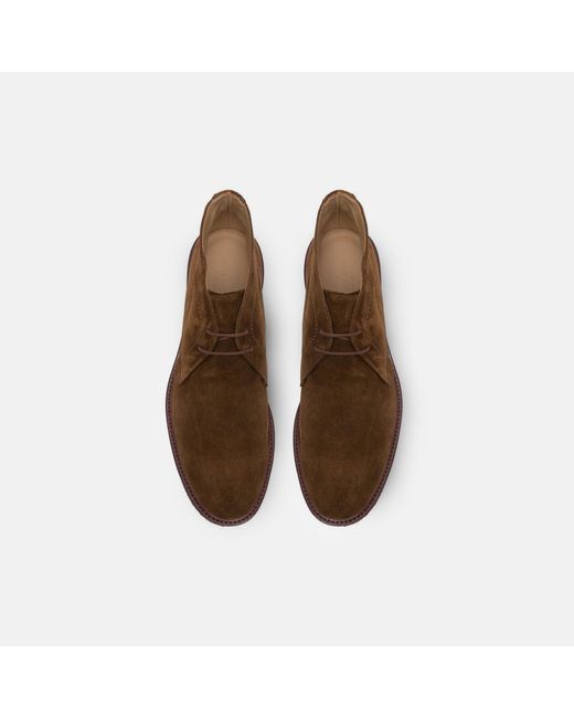 Scarosso Brown Gary Tobacco Suede Boots for men