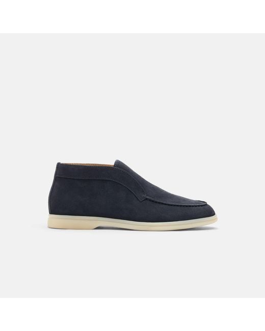 Scarosso Leonarda Blue Suede Boots
