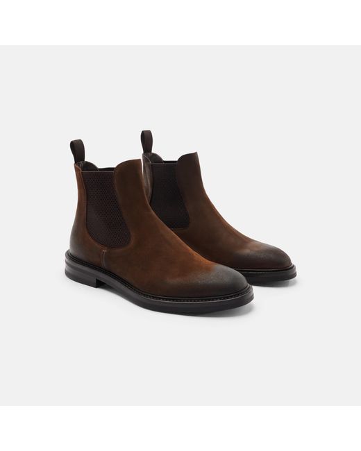 Scarosso Hunter Brown Chelsea Boots for men