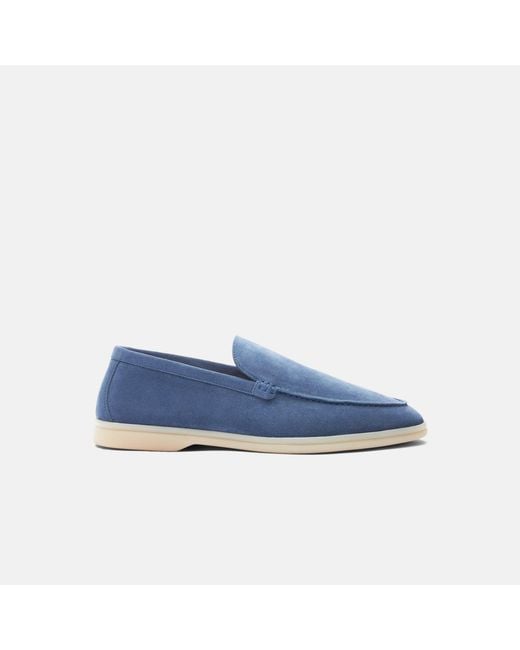 Scarosso Blue Ludovico Acciaio Scamosciato for men