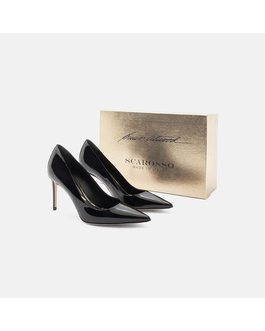 Scarosso Gigi Black Patent Pumps