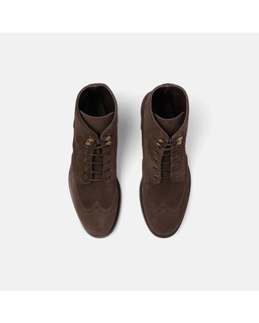 Scarosso Brown Stefania Marrone Scamosciata Boots