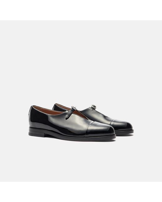 Scarosso Black Vittoria Schwarz Lackleder