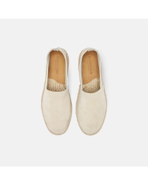 Scarosso White Pablo Raw Suede for men