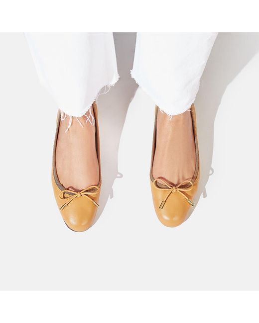 Scarosso Brown Carla Cognac Ballerinas
