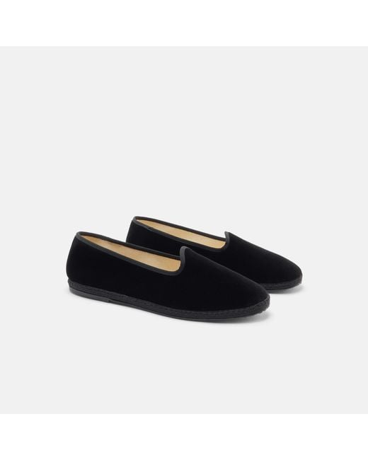 Scarosso Black Nero Velluto Slippers for men