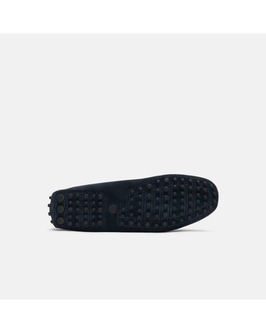 Scarosso Ashley Blue Suede Driving Shoes