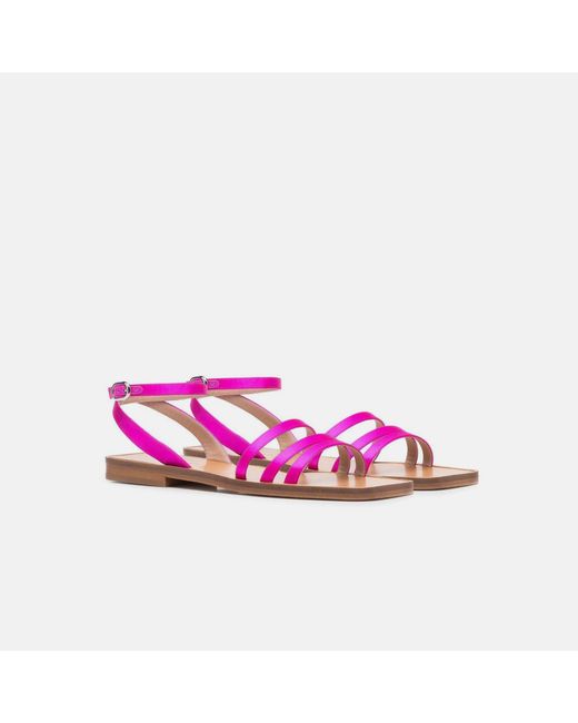 Scarosso Pink Sarah Fuchsia Silk