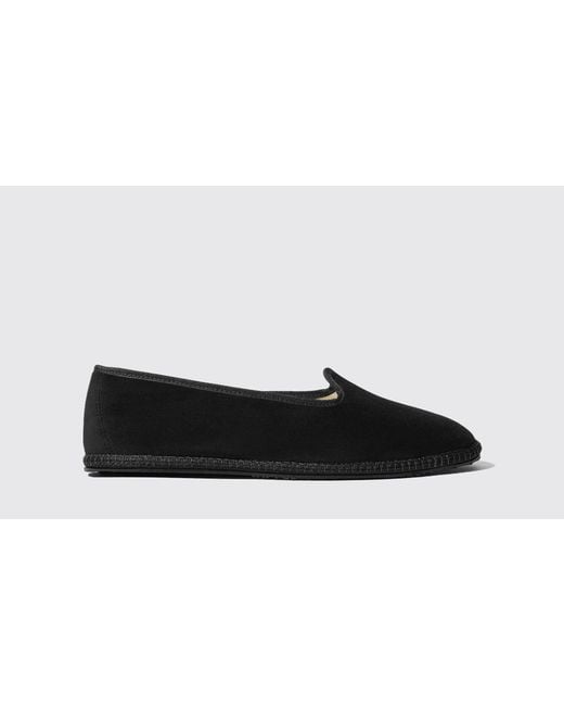 Scarosso Black Nero Velluto Slippers for men