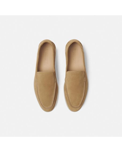 Scarosso Natural Loafers Ludovico Beige Scamosciato Suede Leather for men