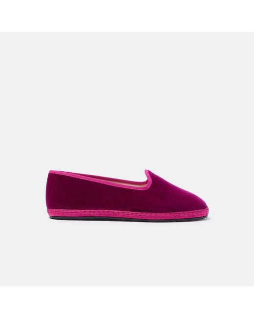 Scarosso Purple Valentina Velvet