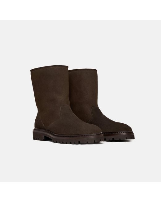 Scarosso Brown Paul Dark Suede for men