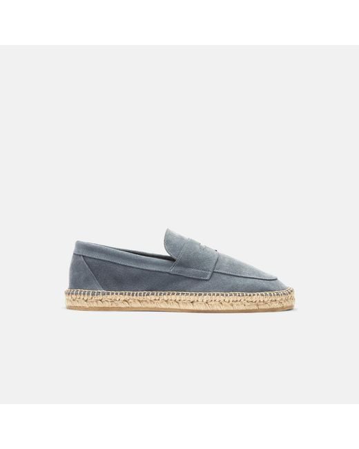 Scarosso Blue Diego Suede for men