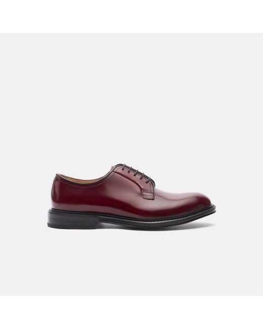 Scarosso Red Harry Burgundy Derbies for men