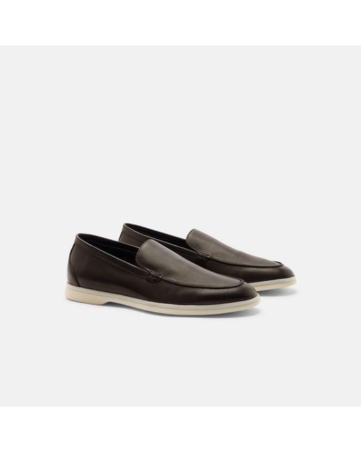 Scarosso Black Ludovico Moro Loafers for men