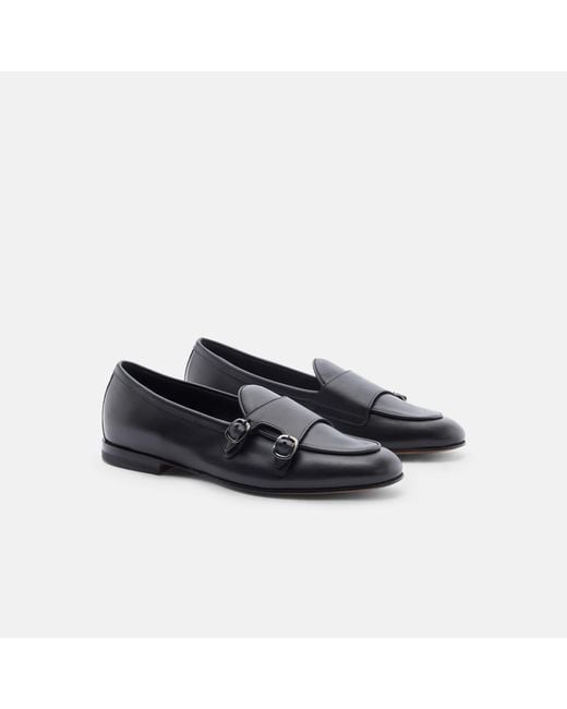 Scarosso Black Virginia Marrone Loafers & Flats