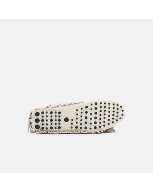 Scarosso Natural Maya Cream Suede