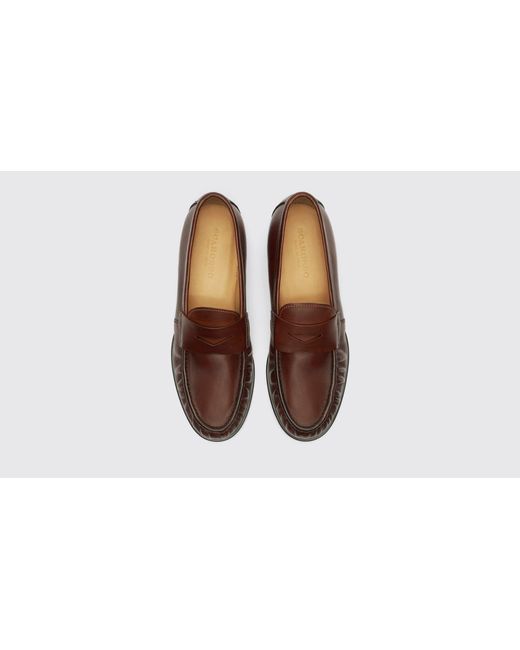 Scarosso Black Fred Brown Loafers for men