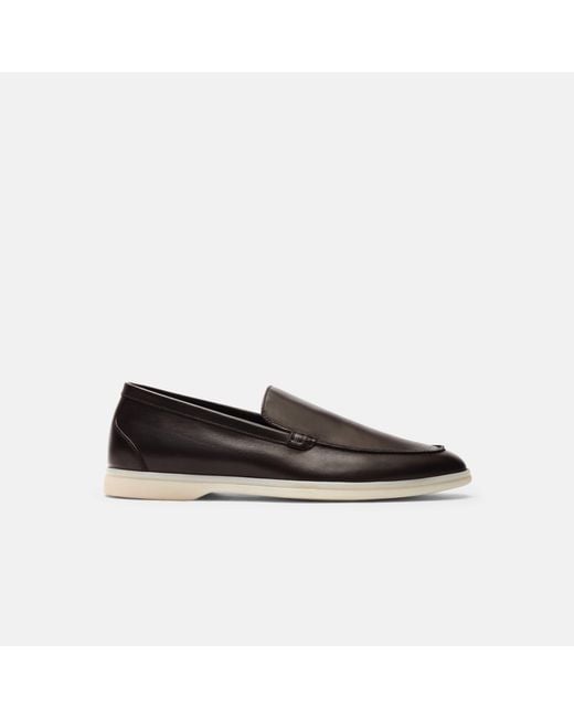 Scarosso Black Ludovico Moro Loafers for men