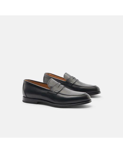 Scarosso Black Stefano Nero Loafers for men