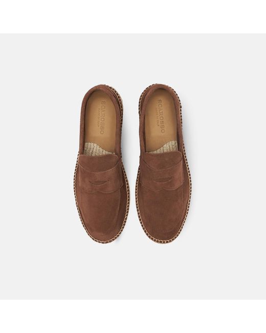 Scarosso Brown Diego Chestnut Suede for men