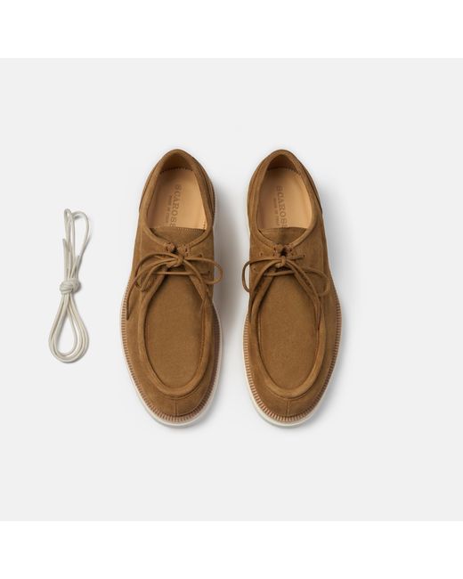 Scarosso Brown Damiano Tobacco Suede for men