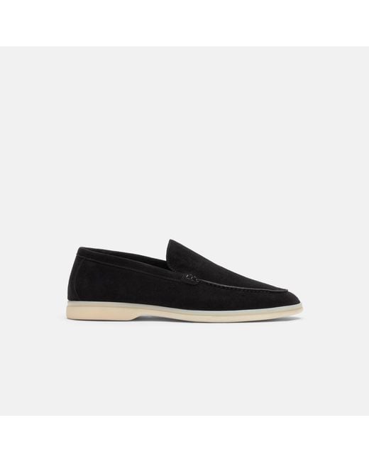 Scarosso Ludovico Black Suede Edit Loafers for men