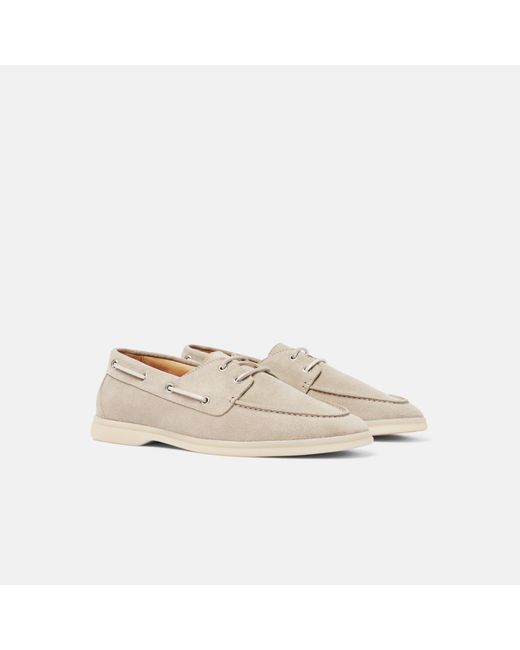 Lio Sable Daim Scarosso pour homme en coloris White