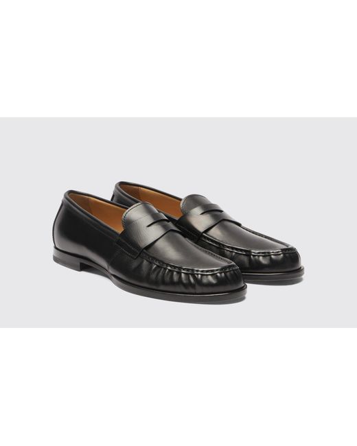 Scarosso Fred Black Loafers for men