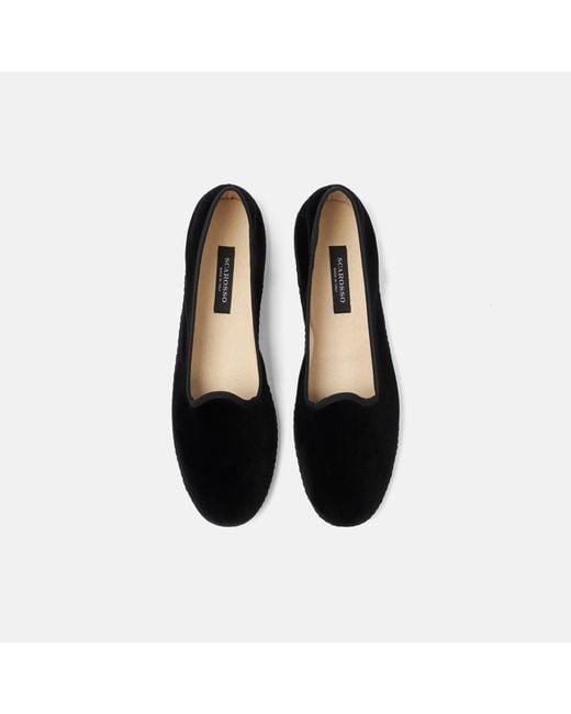 Scarosso Black Nero Velluto Slippers for men