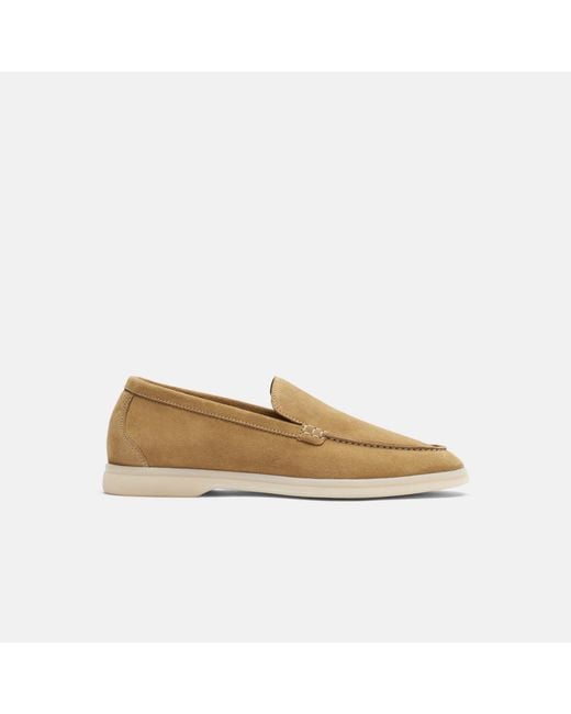 Scarosso Natural Ludovica Beige Scamosciata Loafers