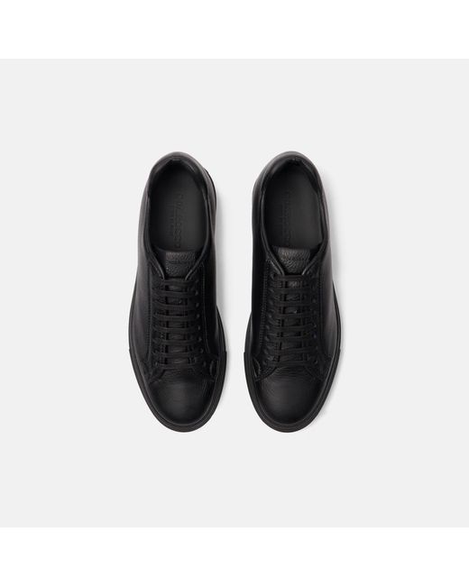 Sneaker Ugo Nero Cervo Intenso Pelle di cervo di Scarosso in Black da Uomo