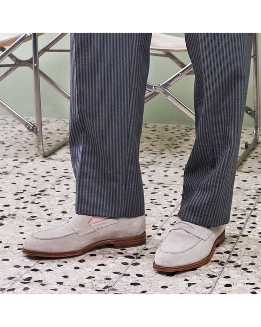 Stefano Sable Daim Scarosso pour homme en coloris White