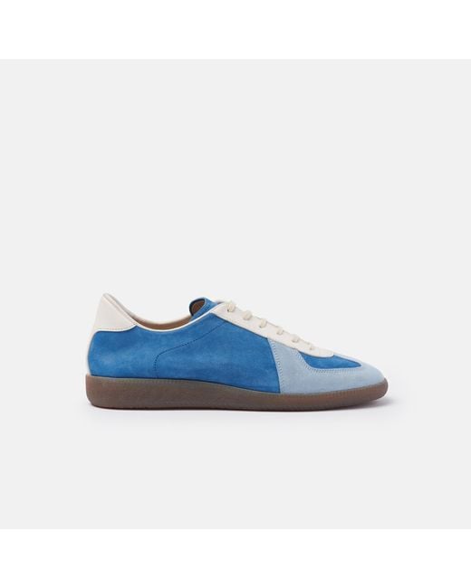 Scarosso Blue Markus Suede for men