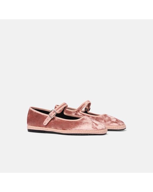 Scarosso Pink Petra Antique Velvet