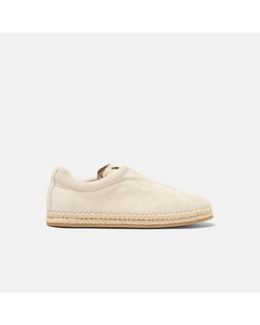 Scarosso Natural Thiago Ivory Suede for men