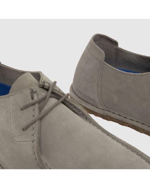 Birkenstock Gray Utti Lace Shoes In for men