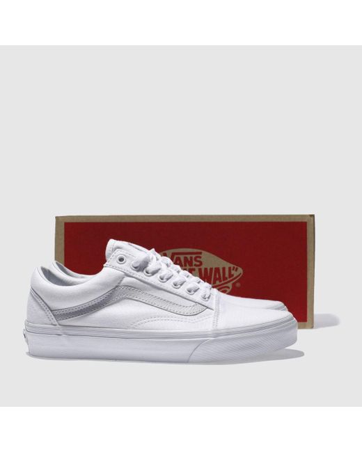 Vans White Old Skool Trainers for men