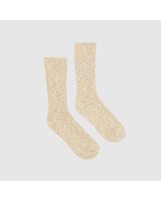 Birkenstock White Slub Socks 1 Pack