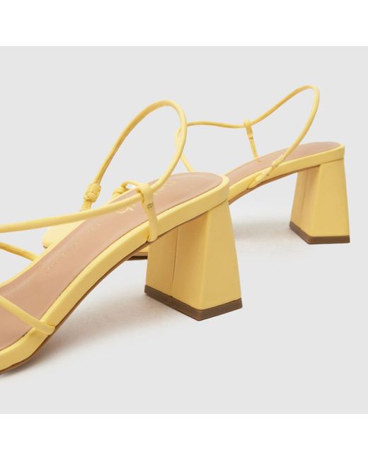 Schuh Metallic Shiloh Block Heel High Heels