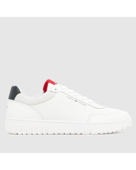 Tommy Hilfiger White Basket Core Lite Trainers for men