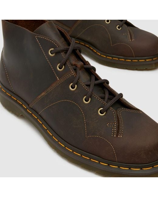 Dr. Martens Brown Church Monkey Boots for men
