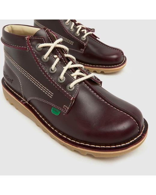 Kickers Classics Brown Kick Hi Central Boots for men