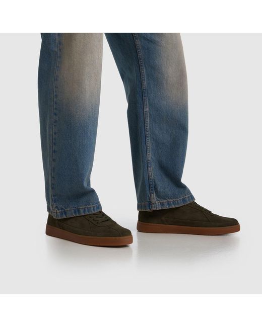 Schuh Green Winter Suede Trainers for men