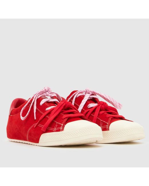 Converse Red Chuck Taylor Lo Trainers