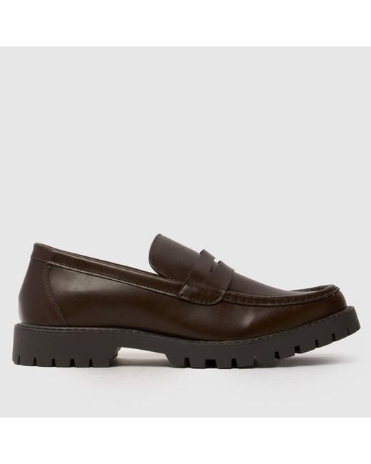 Schuh Brown Ravi Chunky Loafer Shoes for men