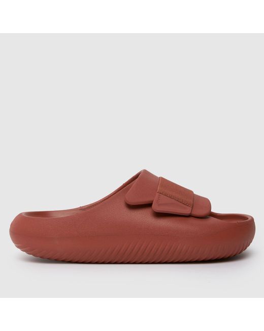 CROCSTM Red Mellow Luxe Rvery Slide for men