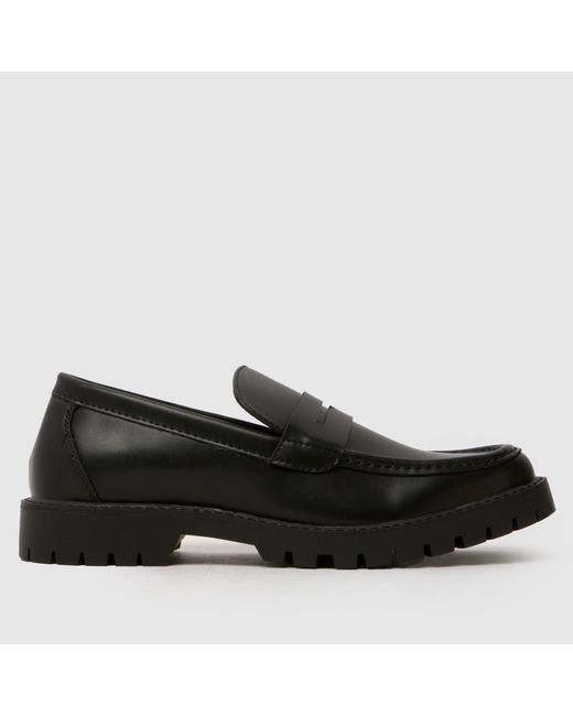 Schuh Black Ravi Chunky Loafer Shoes for men