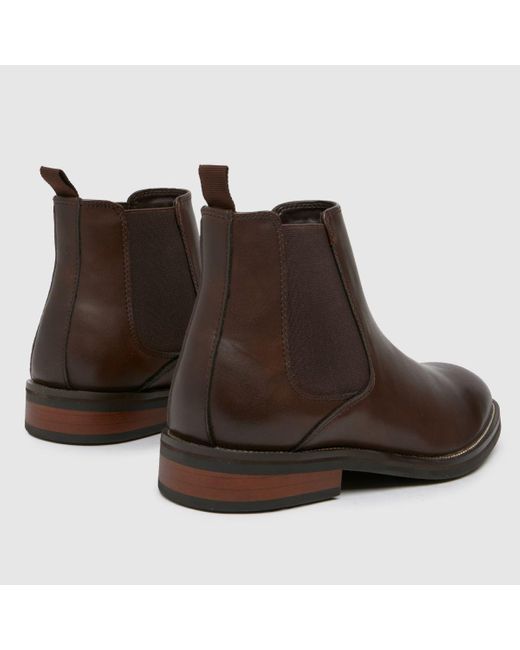 Schuh Brown Damon Chelsea Boots for men